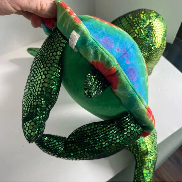 Caravan Soft Toys Tie Dye  Shell Turtle 22” - Picture 4 of 13